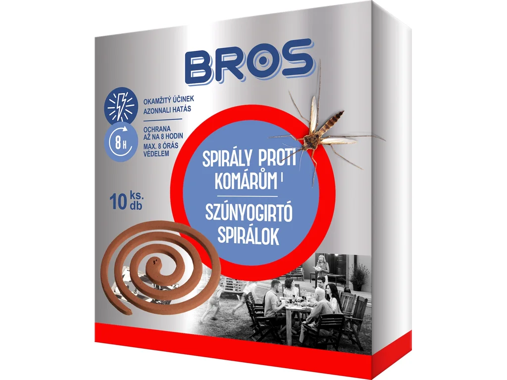 Balení BROS Spirály proti komárům, 10 kusů